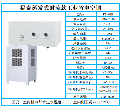 東莞8p蒸發冷省電空調…